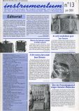 Bulletin N°13 – Juin 2001